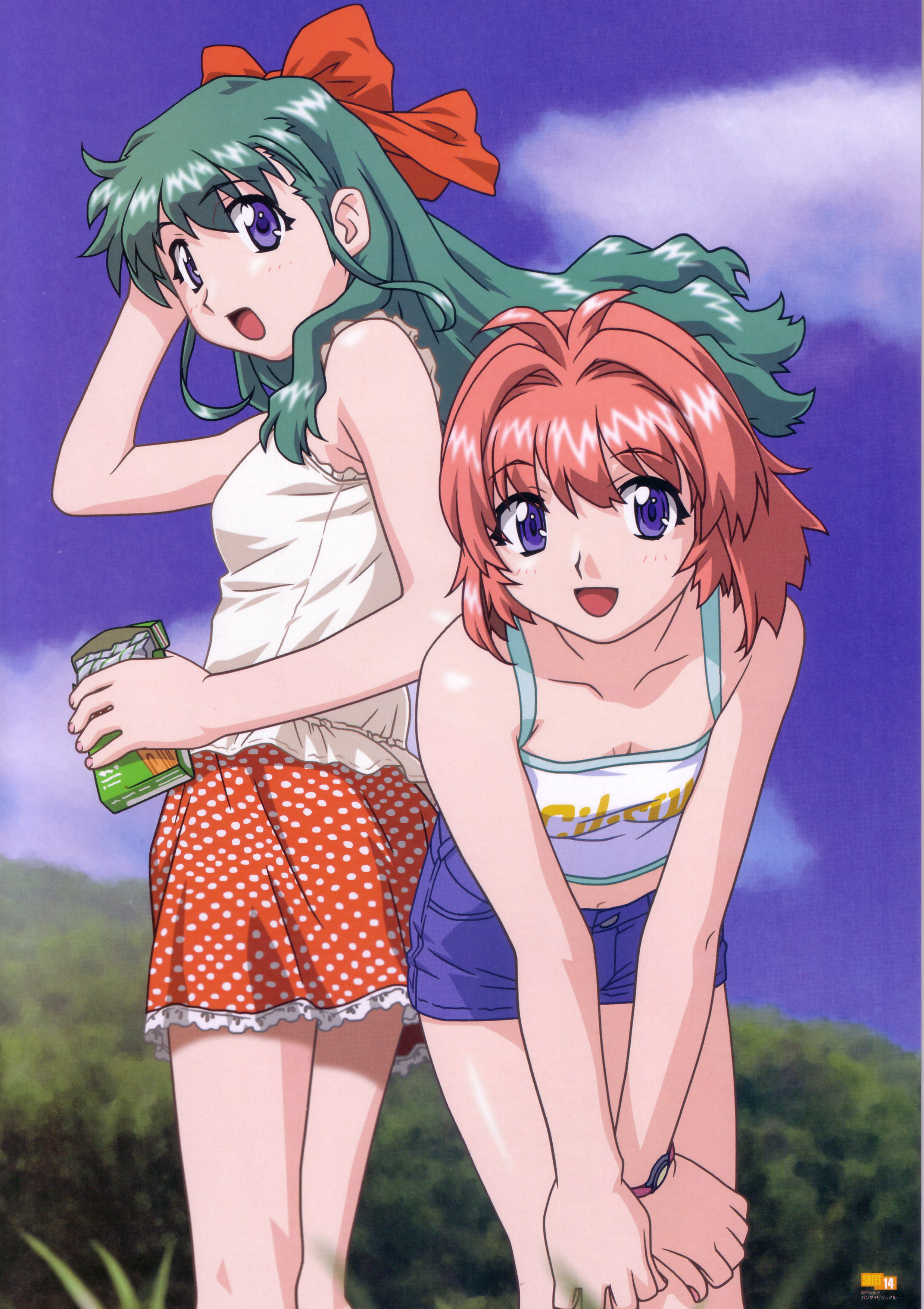 onegai twins miyafuji miina onodera karen 61989 yande.re